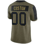 Johmsee Custom A.Cardinals Olive Salute To Service Limited Stitched Jerseys