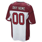 Johmsee Custom A.Cardinals White-Red Game Stitched Jerseys