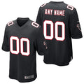 Johmsee Custom A.Falcons Black Alternate Game Stitched Jerseys