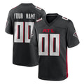 Johmsee Custom A.Falcons Black Home Game Any Name & Numbers Stitched Jerseys