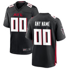 Johmsee Custom A.Falcons Black Home Game Stitched Jerseys