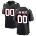 Johmsee Custom A.Falcons Black Throwback Limited Home Game Any Name & Numbers Stitched Jerseys