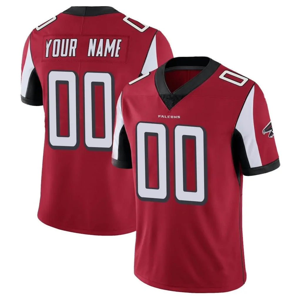 Johmsee Custom A.Falcons Red Color Vapor Untouchable Limited Home Game Any Name & Numbers Stitched Jerseys