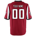 Johmsee Custom A.Falcons Red Game Stitched Jerseys