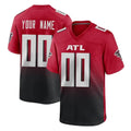 Johmsee Custom A.Falcons Red Limited Home Game Any Name & Numbers Stitched Jerseys