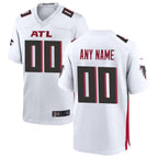 Johmsee Custom A.Falcons White Home Game Stitched Jerseys