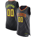 Johmsee Custom A.Hawks Black Authentic Jerseys - Icon Edition