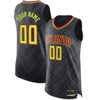 Johmsee Custom A.Hawks Black Authentic Jerseys - Icon Edition