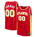 Johmsee Custom A.Hawks Red Fast Break Jerseys - Icon Edition