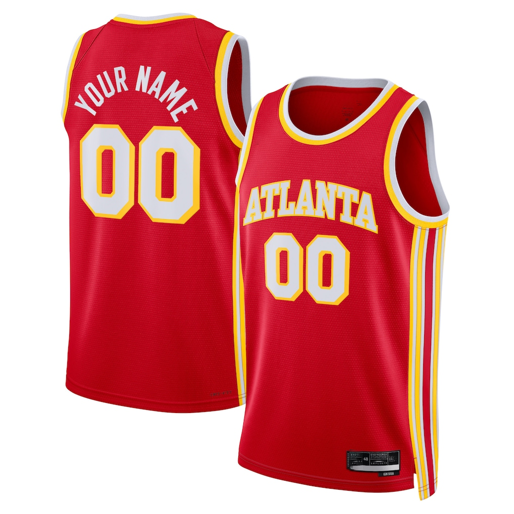 Johmsee Custom A.Hawks Red Swingman Jerseys - Icon Edition
