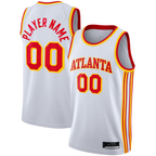 Johmsee Custom A.Hawks White 202021 Swingman Jerseys - Association Edition