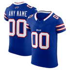 Johmsee Custom B.Bills Royal Vapor F.U.S.E. Elite Stitched Jerseys