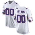 Johmsee Custom B.Bills White Alternate Game Stitched Jerseys