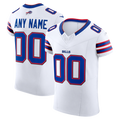 Johmsee Custom B.Bills White Vapor F.U.S.E. Elite Stitched Jerseys