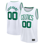 Johmsee Custom B.Celtics White Fast Break Jerseys - Association Edition
