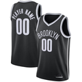 Johmsee Custom B.Nets Black 202021 Swingman Jerseys - Icon Edition