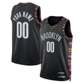 Johmsee Custom B.Nets Black 202526 City Edition Swingman Jerseys