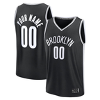 Johmsee Custom B.Nets Black Fast Break Jerseys - Icon Edition