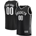 Johmsee Custom B.Nets Black Fast Break Replica Jerseys - Icon Edition