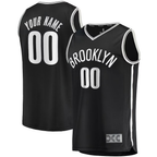 Johmsee Custom B.Nets Black Fast Break Replica Jerseys - Icon Edition