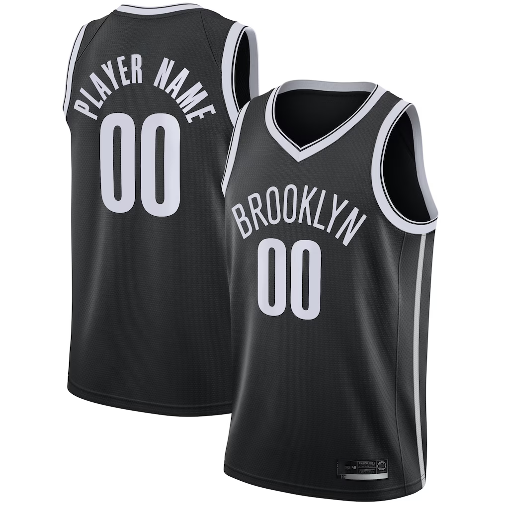 Johmsee Custom B.Nets Black Swingman Jerseys - Icon Edition