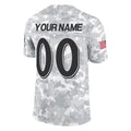 Johmsee Custom B.Ravens Arctic Camo Salute to Service Limited Any Name & Numbers Stitched Jerseys
