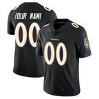 Johmsee Custom B.Ravens Black Vapor F.U.S.E. Limited Any Name & Numbers Stitched Jerseys