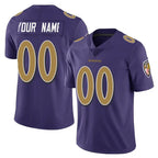 Johmsee Custom B.Ravens Purple Color Vapor Untouchable Limited Any Name & Numbers Stitched Jerseys