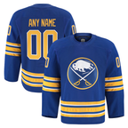 Johmsee Custom B.Sabres Royal Home Authentic Pro Stitched Jerseys