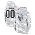 Johmsee Custom C.Bears Arctic Camo Salute to Service Pullover Hoodies Limited Any Name & Numbers Stitched Jerseys