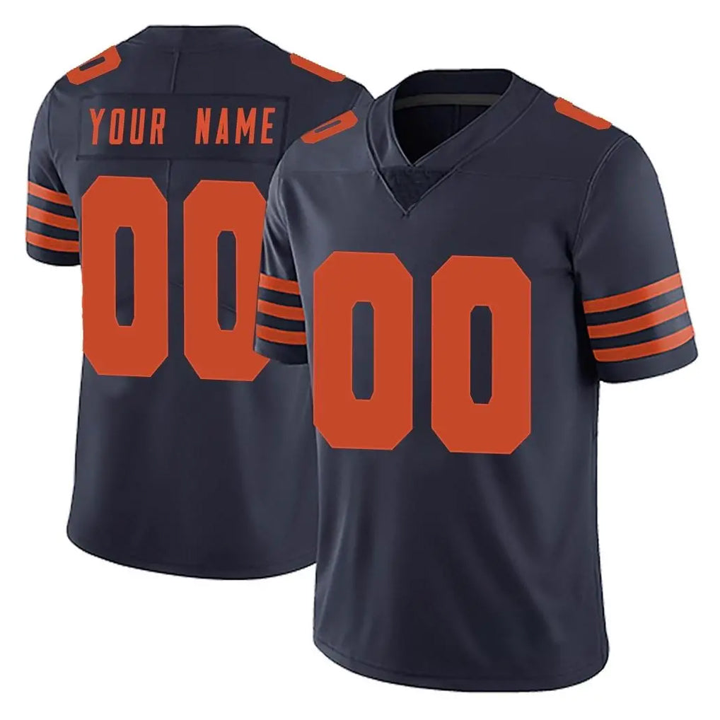 Johmsee Custom C.Bears Navy Blue Alternate Vapor Untouchable Limited Any Name & Numbers Stitched Jerseys