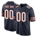 Johmsee Custom C.Bears Navy Home Game Any Name & Numbers Stitched Jerseys