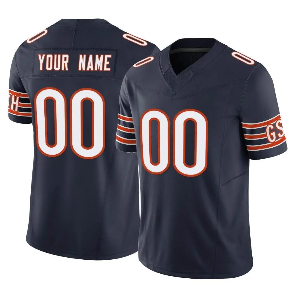 Johmsee Custom C.Bears Navy Vapor F.U.S.E. Limited Home Game Any Name & Numbers Stitched Jerseys