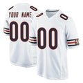 Johmsee Custom C.Bears White Home Game Any Name & Numbers Stitched Jerseys