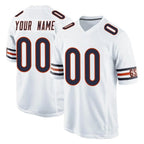 Johmsee Custom C.Bears White Home Game Any Name & Numbers Stitched Jerseys