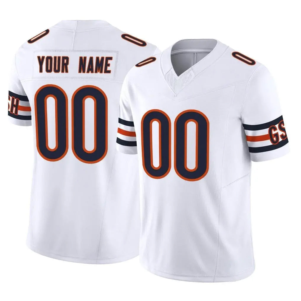 Johmsee Custom C.Bears White Vapor F.U.S.E. Limited Home Game Any Name & Numbers Stitched Jerseys