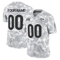 Johmsee Custom C.Bengals Arctic Camo Salute to Service Limited Any Name & Numbers Stitched Jerseys