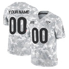 Johmsee Custom C.Bengals Arctic Camo Salute to Service Limited Any Name & Numbers Stitched Jerseys