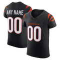 Johmsee Custom C.Bengals Black Team Vapor F.U.S.E. Elite Stitched Jerseys