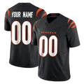 Johmsee Custom C.Bengals Black Vapor F.U.S.E. Limited Home Game Any Name & Numbers Stitched Jerseys