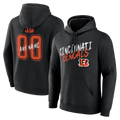 Johmsee Custom C.Bengals Gray Big & Tall Team Authentic Custom Hoodie Stitched Jerseys