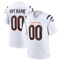 Johmsee Custom C.Bengals White Game Stitched Jerseys