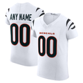 Johmsee Custom C.Bengals White Vapor F.U.S.E. Elite Stitched Jerseys