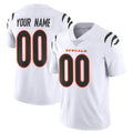 Johmsee Custom C.Bengals White Vapor Untouchable Limited Home Game Any Name & Numbers Stitched Jerseys