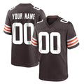 Johmsee Custom C.Browns Brown Home Game Any Name & Numbers Stitched Jerseys