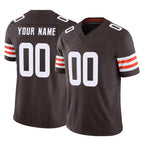 Johmsee Custom C.Browns Brown Vapor F.U.S.E. Limited Home Game Any Name & Numbers Stitched Jerseys