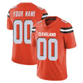 Johmsee Custom C.Browns Orange Alternate Vapor Untouchable Limited Home Game Any Name & Numbers Stitched Jerseys