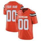 Johmsee Custom C.Browns Orange Alternate Vapor Untouchable Limited Home Game Any Name & Numbers Stitched Jerseys