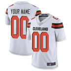 Johmsee Custom C.Browns White Alternate Vapor Untouchable Limited Home Game Any Name & Numbers Stitched Jerseys