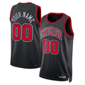 Johmsee Custom C.Bulls Black 2022-23 Swingman Jerseys - Statement Edition